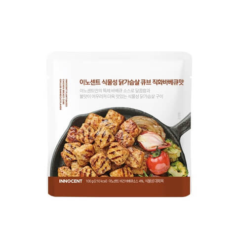[SET][본사몰] 이노센트 닭가슴살 큐브 바베큐맛 (30팩)