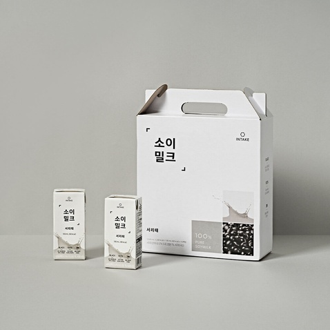 [1박스] 국산콩 100% 소이밀크 서리태 두유 (16팩)