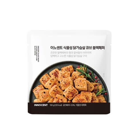 [SET][본사몰] 이노센트 닭가슴살 큐브 블랙페퍼 (10팩)